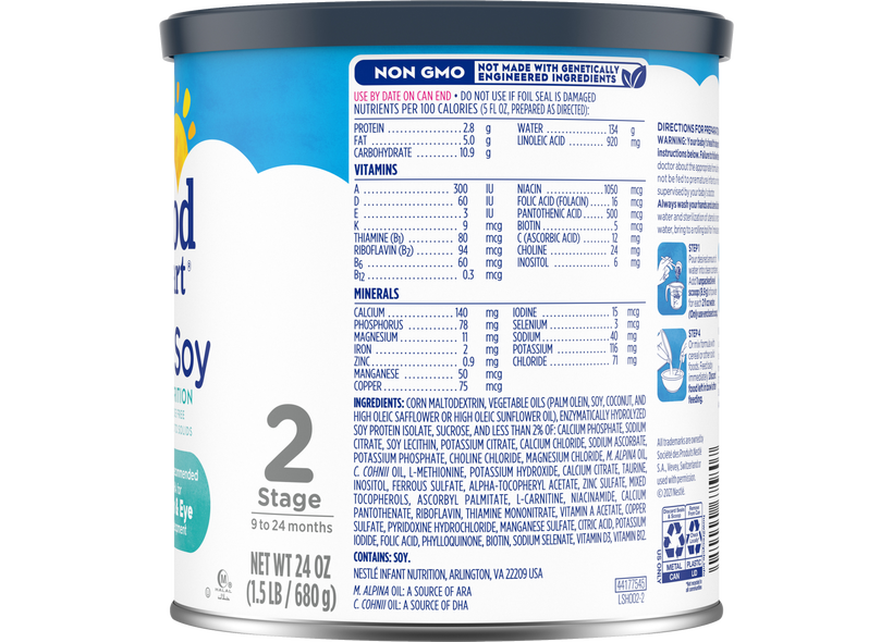 Gerber soy hot sale milk formula